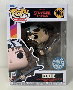 Funko Pop TV Stranger Things Season 4 Eddie with Guitar (Exclusive) Figure