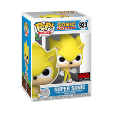 Load image into Gallery viewer, Funko Pop Sonic The Hedgehog Super Sonic Figure (AAA Anime Exclusive) w/ Protector