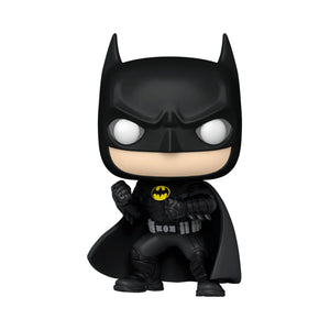 Funko Pop! Movies: DC - The Flash, Batman Figure w/ Protector