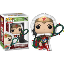 Load image into Gallery viewer, Funko Pop! DC Heroes: DC Holiday - Wonder Woman with String Light Lasso Figure w/ Protector