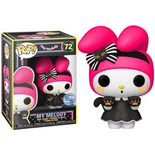 Load image into Gallery viewer, Funko POP! Sanrio #72 Halloween Black Light My Melody in Cat Costume w/ Protector