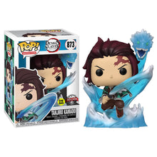 Load image into Gallery viewer, POP! Animation: Demon Slayer - Tanjiro with Dragon (Exclusive) (Glow in The Dark) w/ Protector