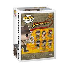 Load image into Gallery viewer, Funko POP Indiana Jones and The Temple of Doom: Indiana Jones with Whip Figure w/ Protector
