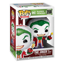 Load image into Gallery viewer, Funko Pop! DC Heroes: DC Holiday - The Joker as Santa Figure w/ Protector