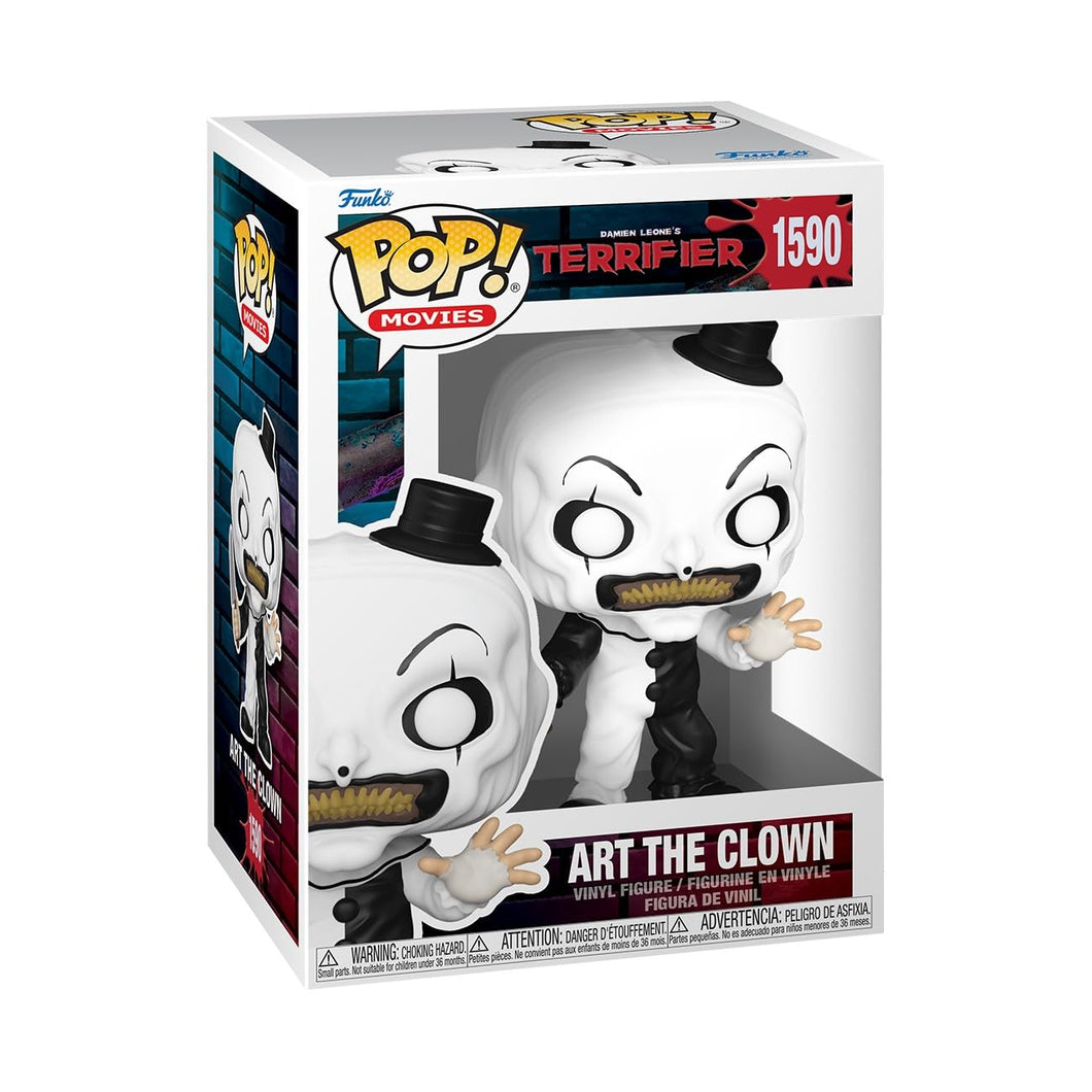 Funko Pop! Movies: Terrifier - Art The Clown Figure w/ Protector