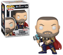Load image into Gallery viewer, Funko Pop! Marvel: Avengers Game - Thor (Stark Tech Suit) Figure w/ Protector