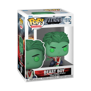 Funko Pop! TV: DC -Titans, Beast Boy Figure w/ Protector