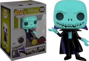 Funko Pop The Nightmare Before Christmas Vampire Jack Glow w/ Protector