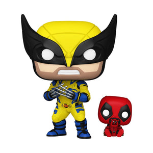 Funko Pop! & Buddy: Deadpool & Wolverine- Wolverine with Babypool w/ Protector
