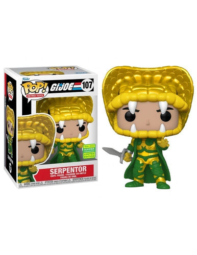 Pop Funko Retro Toys G.I. Joe Figure Exclusive - Serpentor #107