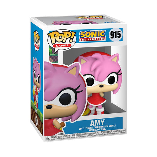 Funko Pop! Games: Sonic The Hedgehog - Amy Figure w/ Protector