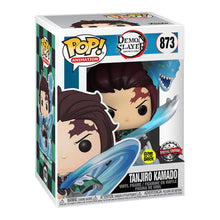 Load image into Gallery viewer, POP! Animation: Demon Slayer - Tanjiro with Dragon (Exclusive) (Glow in The Dark) w/ Protector