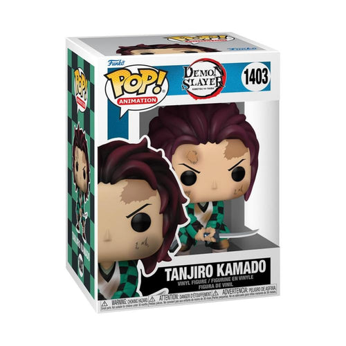 Funko Pop! Animation: Demon Slayer - Tanjiro Kamado Figure w/ Protector