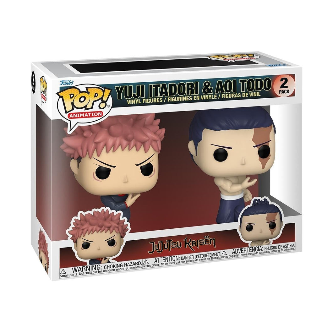 Funko! Pop Animation: Jujutsu Kaisen - Yuji Itadori & Aoi Todo, 2-Pack