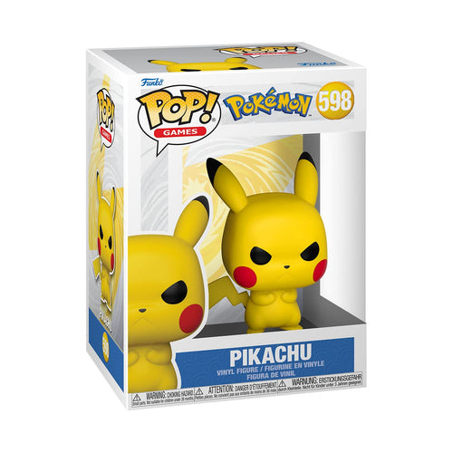 Funko POP Pokemon - Grumpy Pikachu Figure w/ Protector