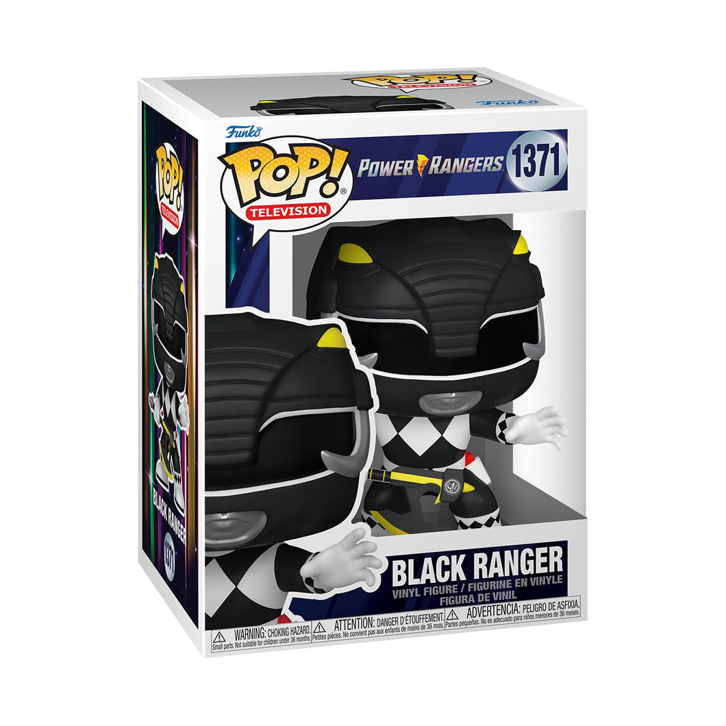 Funko Pop! TV: Mighty Morphin Power Rangers 30th Anniversary - Black Ranger w/ Protector