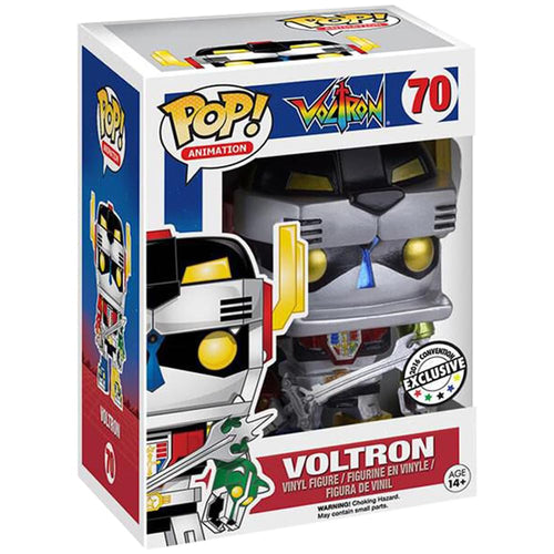 Funko Pop! Animation - Voltron (Metallic) 2016 Convention Exclusive Figure w/ Protector