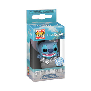 Funko POP Disney Lilo & Stitch Stitch in Bathtub Figure Key Exclusive