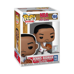 Funko Pop! NBA: Legends - Dennis Rodman (All-Star 1992) Figure w/ Protector