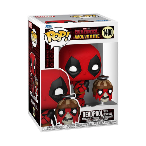 Funko Pop! & Buddy: Deadpool & Wolverine - Deadpool with Headpool Figure w/ Protector