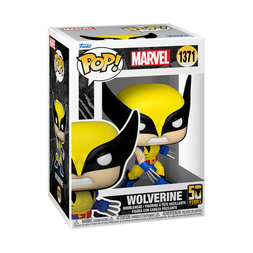 Funko Pop! Marvel: Wolverine 50th Anniversary - Wolverine (Classic) Figure w/ Protector