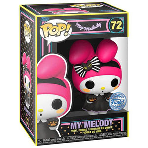 Funko POP! Sanrio #72 Halloween Black Light My Melody in Cat Costume w/ Protector