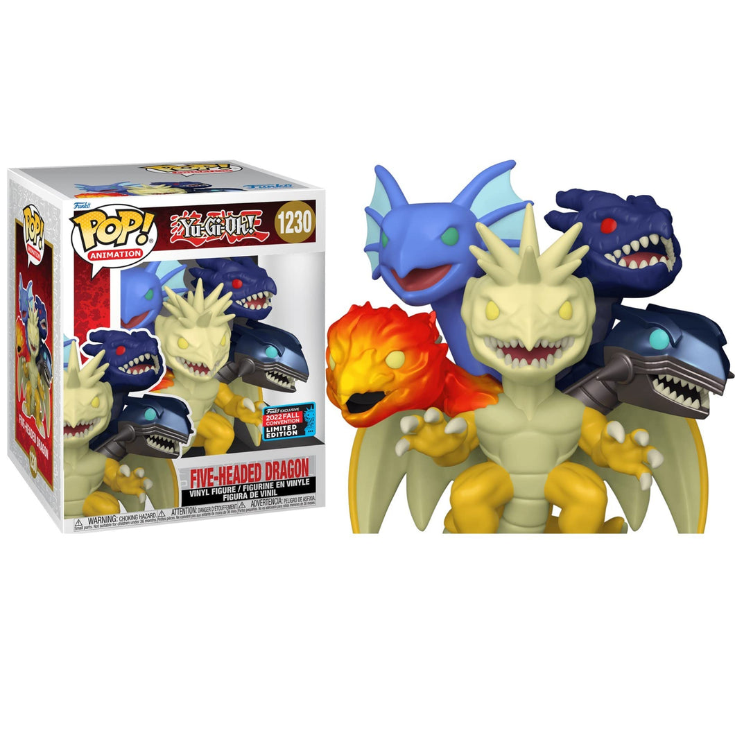 Funko POP! Super Animation: Yu-Gi-Oh! Five-Headed Dragon Figure 2022 Fall Convention Exclusive