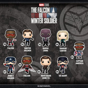 Funko POP Marvel: Falcon and The Winter Soldier - Winter Soldier Figure w/ Protector