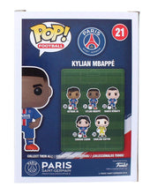 Load image into Gallery viewer, FUNKO POP! FOOTBALL: Kylian Mbappe (PSG) Figure w/ Protector
