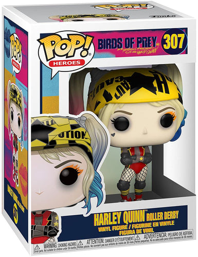Funko POP Birds of Prey Harley Quinn Roller Derby Figure with Protector