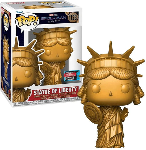 Funko Pop! Marvel: Spider-Man No Way Home - Statue of Liberty, Fall Convention Exclusive w/ Protector