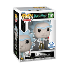 Load image into Gallery viewer, Funko POP! Animation Rick and Morty Rick with Memory Vial Funko Shop Exclusive #1191 w/ Protector