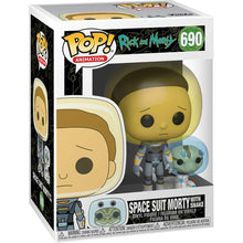 Load image into Gallery viewer, Funko POP  Space Suit Morty with Snake Figure w/Protector