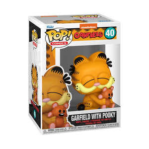 Funko Pop! Comics: Garfield - Garfield with Pooky Figure w/ Protector