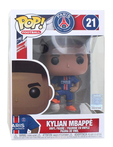 FUNKO POP! FOOTBALL: Kylian Mbappe (PSG) Figure w/ Protector