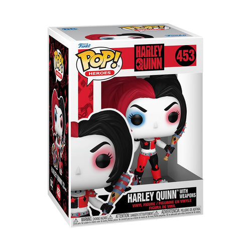 Funko Pop! Heroes: DC - Harley Quinn with Weapons Figure w/ Protector