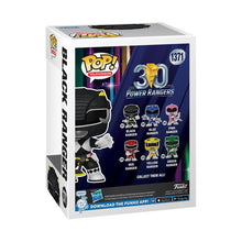 Load image into Gallery viewer, Funko Pop! TV: Mighty Morphin Power Rangers 30th Anniversary - Black Ranger w/ Protector