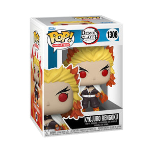 Funko Pop! Animation: Demon Slayer - Kyojuro Rengoku Figure w/ Protector