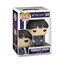 Load image into Gallery viewer, Funko Pop! TV: Wednesday - Wednesday Addams Figure w/ Protector