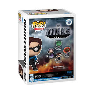 Funko Pop! TV: DC -Titans, Nightwing Figure w/ Protector