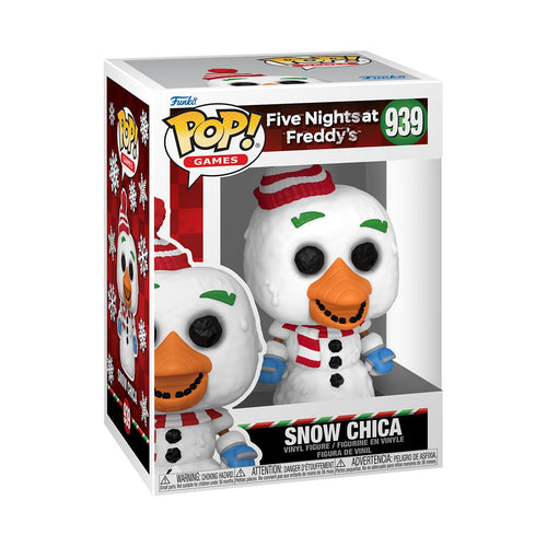 Funko Pop! Games: Five Nights at Freddy's Holiday - Snow Chica w/ Protector