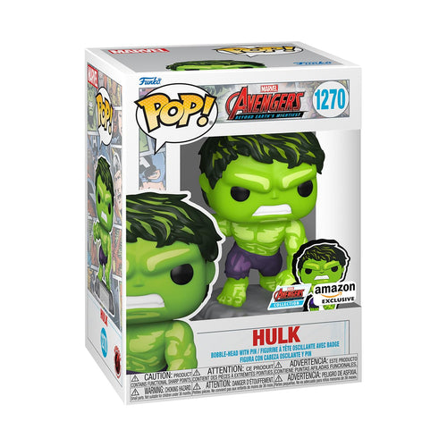 Funko Pop Avengers Earth's Mightiest Heroes - 60th Anniversary, Hulk with Pin