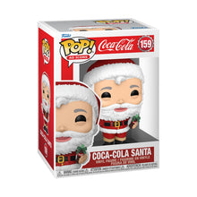 Load image into Gallery viewer, Funko Pop! Ad Icons: Coca-Cola Santa w/ Protector