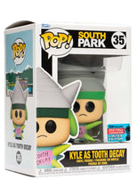 Load image into Gallery viewer, Funko POP! South Park Kyle as Tooth Decay 2021 Fall Convention Figure w/ Protector