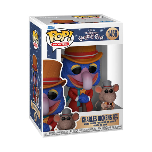 Funko Pop Disney Holiday - Muppet Christmas Carol, Gonzo as Charles Dickens with Rizzo w/ Protector
