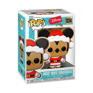 Funko Pop! Disney Holiday: Santa Mickey Mouse (Gingerbread) w/ Protector