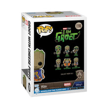 Load image into Gallery viewer, Funko Pop! Marvel: I Am Groot, Groot with Cheese Puffs Figure w/ Protector
