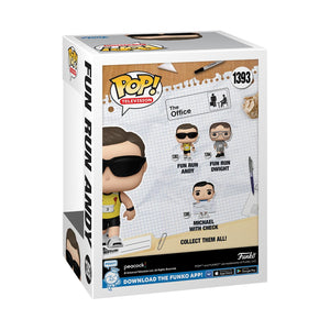 Funko Pop! TV: The Office - Fun Run Andy Figure w/ Protector