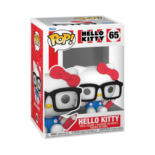 Funko Pop! Sanrio: Hello Kitty - Hello Kitty Nerd Figure w/ Protector
