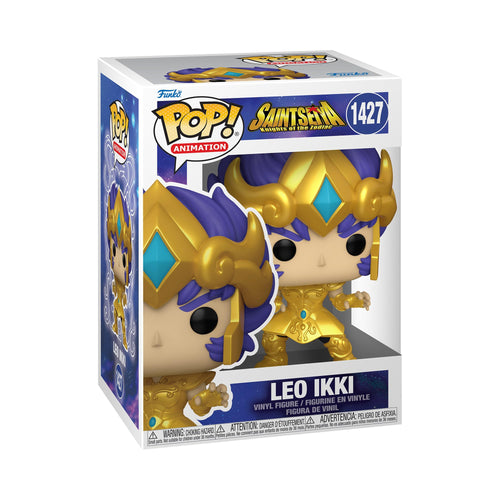 Funko! Pop Animation: Saint Seiya: Knights of The Zodiac - Leo Ikki w/ Protector